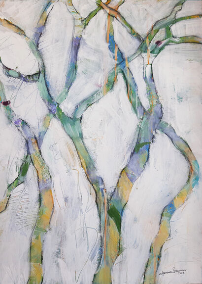 Sommacco series #3_I chose to cultivate nostalgia - a Paint Artowrk by Biancodizinco art